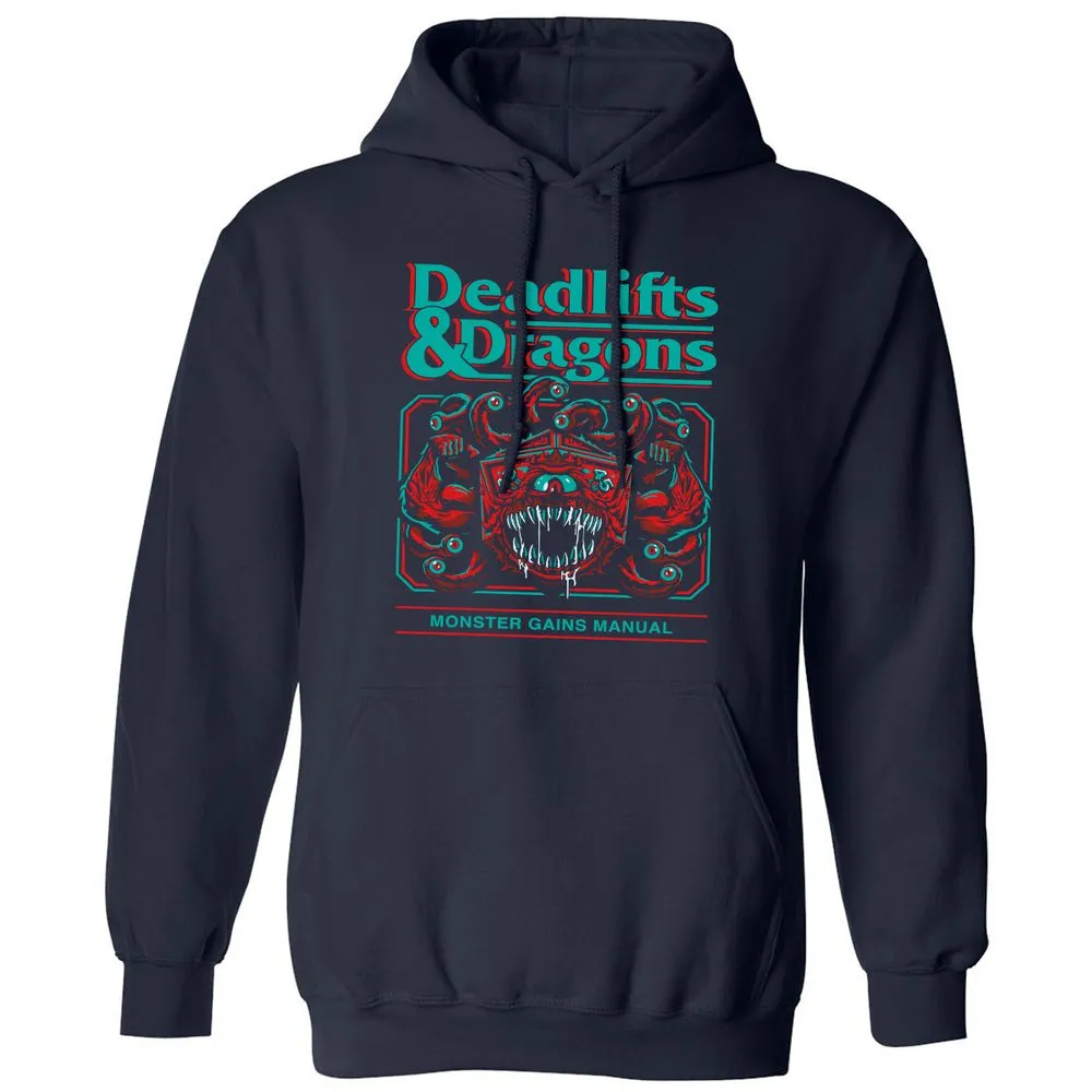 Deadlifts & Dragons Beholder - Navy - 2