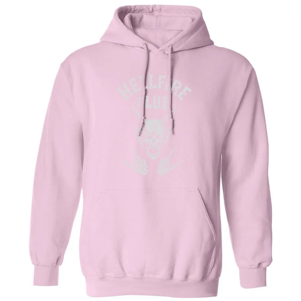 Hellfire Club Classic Unisex Hoodie - Light Pink - 3