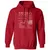 Writer Stats New Classic Unisex Hoodie - Red - 5