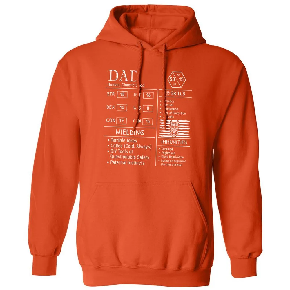 Dad Stats New - Orange - 10