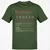 Pride Warrior Stats Classic Unisex T-Shirt - Military Green - 6