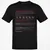 Rescue Dog Dad Stats Classic Unisex T-Shirt - Black - 1