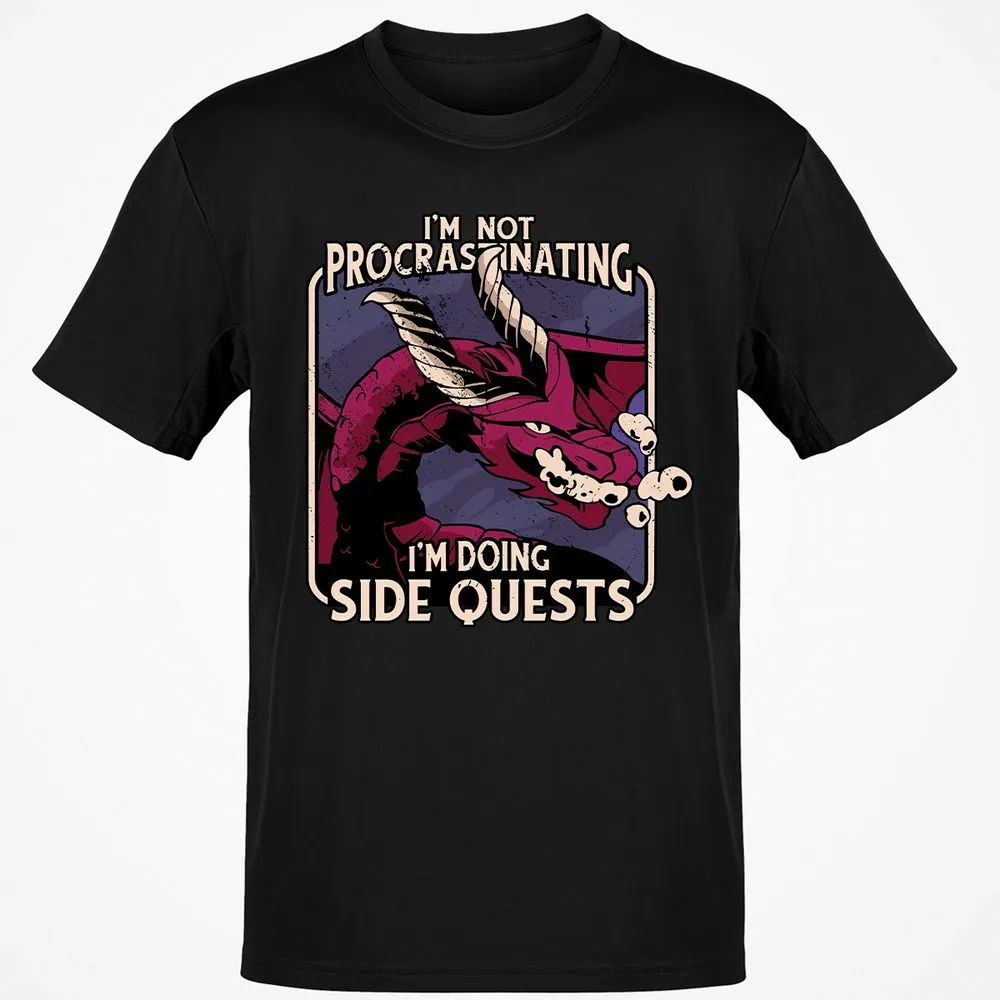 Doing Side Quests Classic Unisex T-Shirt - Black - 1
