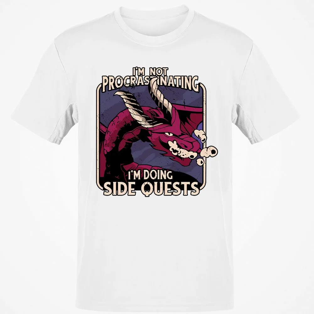 Doing Side Quests Classic Unisex T-Shirt - White - 12