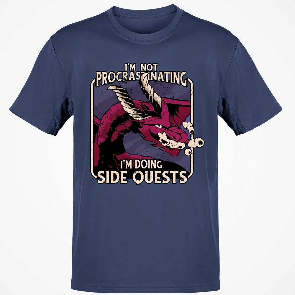 Doing Side Quests Classic Unisex T-Shirt - Navy - 7