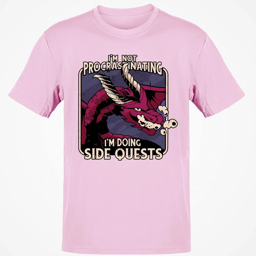 Doing Side Quests Classic Unisex T-Shirt - Light Pink - 5