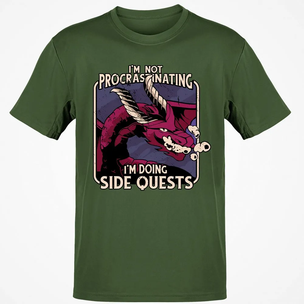 Doing Side Quests Classic Unisex T-Shirt - Military Green - 6