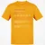 Math Teacher Stats Classic Unisex T-Shirt - Gold - 4