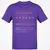 Rescue Dog Mom Stats Classic Unisex T-Shirt - Purple - 9