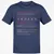 Rescue Dog Mom Stats Classic Unisex T-Shirt - Navy - 7