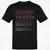 Substitute Teacher Stats Classic Unisex T-Shirt - Black - 1