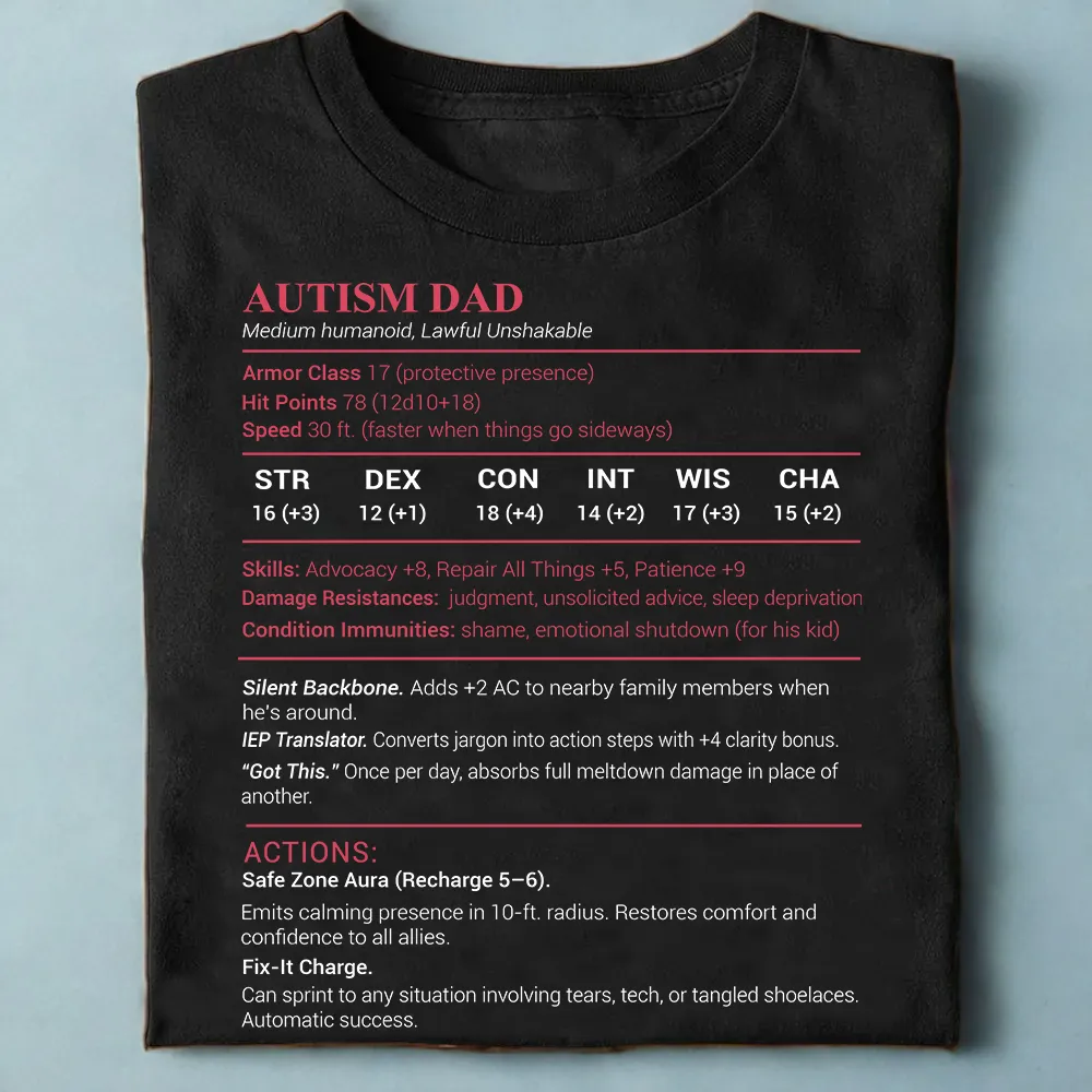 Autism Dad Classic Unisex T-Shirt - 1