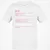 Dean Stats Classic Unisex T-Shirt - White - 12