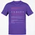 Neurodivergent Teacher Stats Classic Unisex T-Shirt - Purple - 9