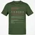 Neurodivergent Teacher Stats Classic Unisex T-Shirt - Military Green - 6