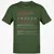 Preschool Teacher Stats Classic Unisex T-Shirt - Military Green - 6