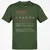 Ambivert Stats Classic Unisex T-Shirt - Military Green - 6