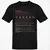 Birder Stats Classic Unisex T-Shirt - Black - 1