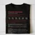 Perfectionist Stats Classic Unisex T-Shirt - 1