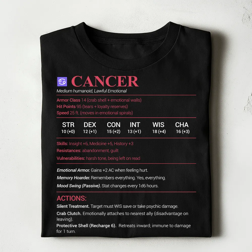 Cancer Stats Classic Unisex T-Shirt - 1