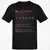 Sagittarius Stats Classic Unisex T-Shirt - Black - 1