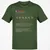 Virgo Stats Classic Unisex T-Shirt - Military Green - 6