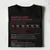Bodyguard Stats Classic Unisex T-Shirt - 1