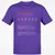 Receptionist Stats Classic Unisex T-Shirt - Purple - 9
