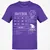 Brother Stats Classic Unisex T-Shirt - Purple - 9