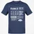 Fiance Stats Classic Unisex T-Shirt - Navy - 7