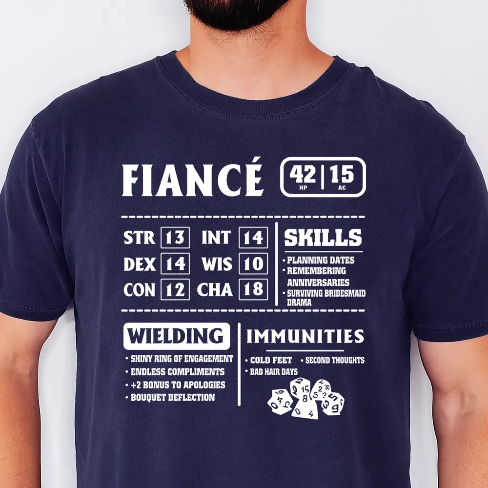 Fiance Stats Classic Unisex T-Shirt - 1