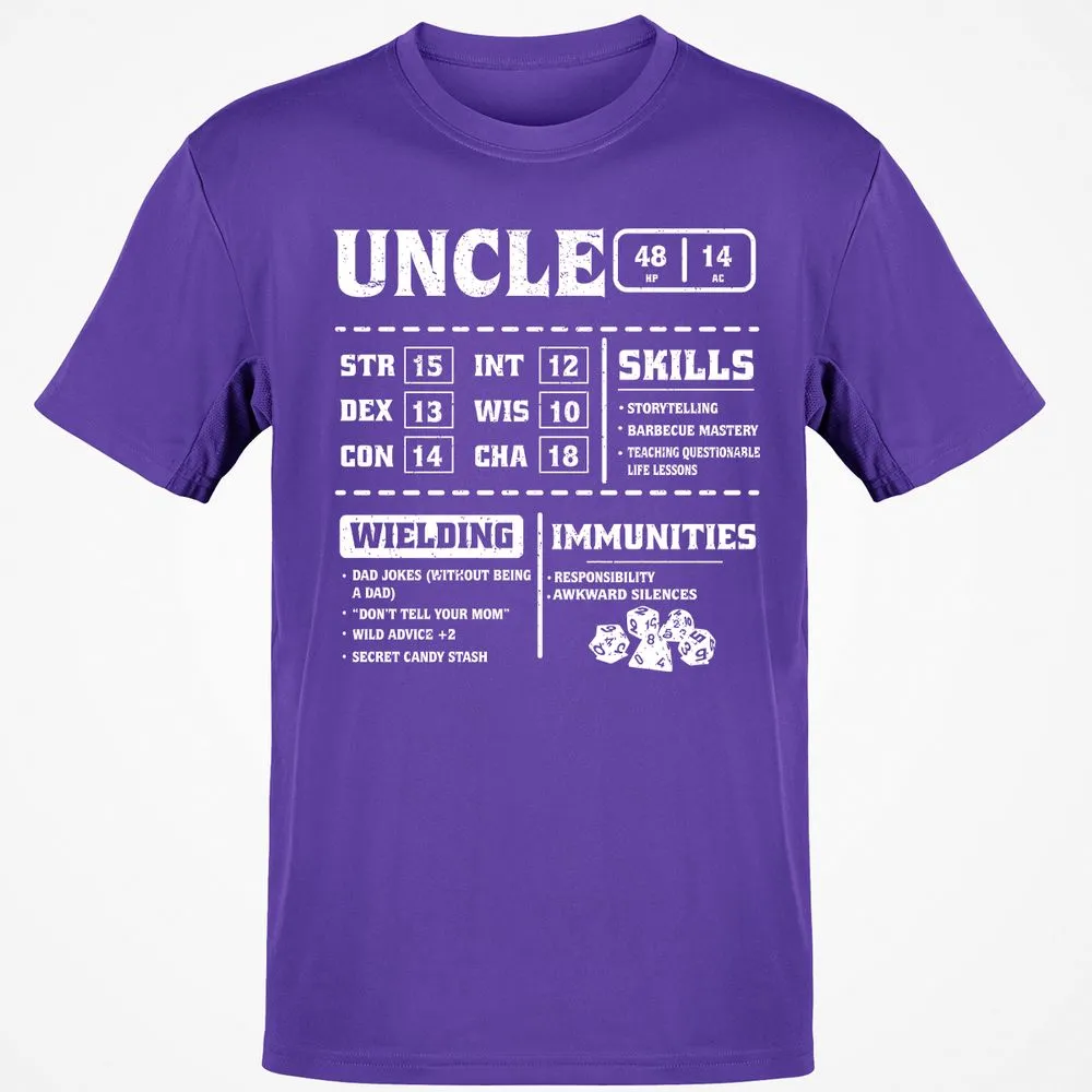 Uncle Stats Classic Unisex T-Shirt - Purple - 9
