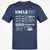 Uncle Stats Classic Unisex T-Shirt - Navy - 7
