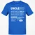 Uncle Stats Classic Unisex T-Shirt - Royal - 11