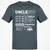 Uncle Stats Classic Unisex T-Shirt - Charcoal - 3