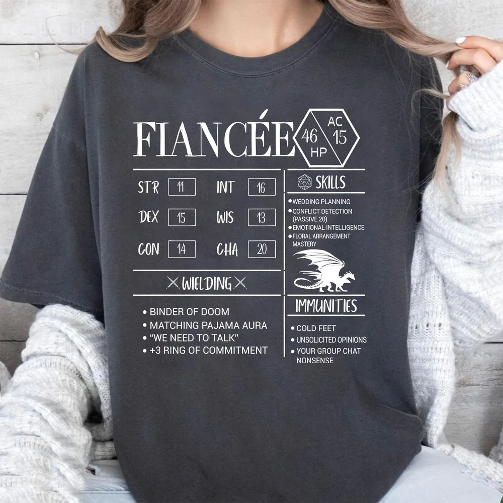 Fiancee Stats Classic Unisex T-Shirt - 1