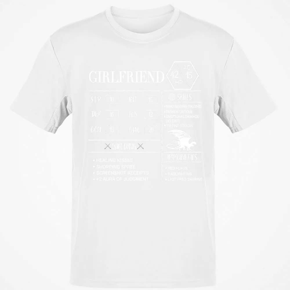 Girlfriend Stats Classic Unisex T-Shirt - White - 12