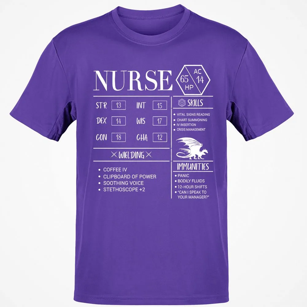 Nurse New Classic Unisex T-Shirt - Purple - 9
