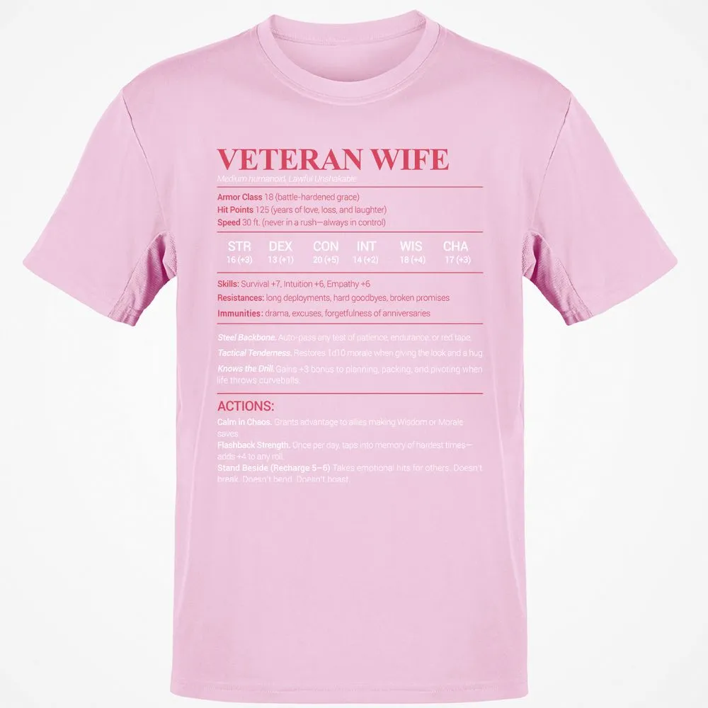 Veteran New Classic Unisex T-Shirt - Light Pink - 5