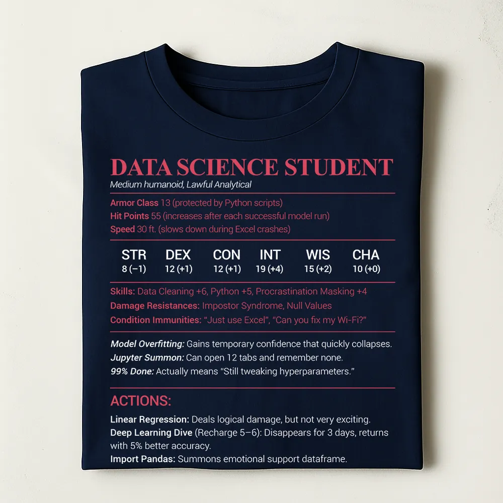 Data Science Student Classic Unisex T-Shirt - 1