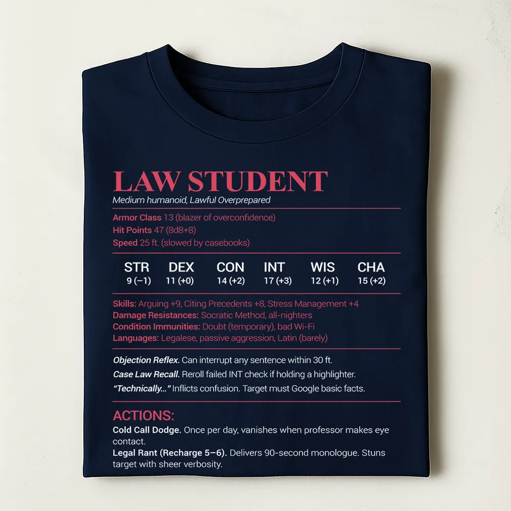 Law Student Classic Unisex T-Shirt - 1