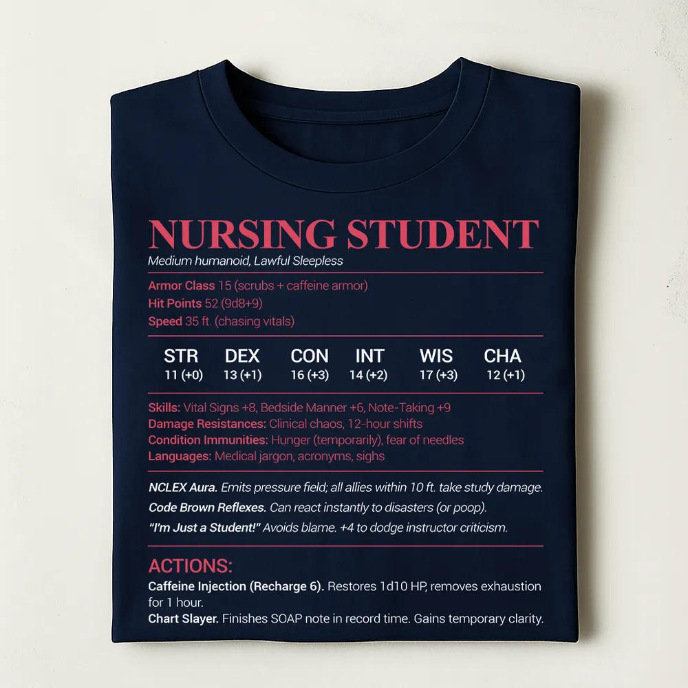 Nursing Student Classic Unisex T-Shirt - 1