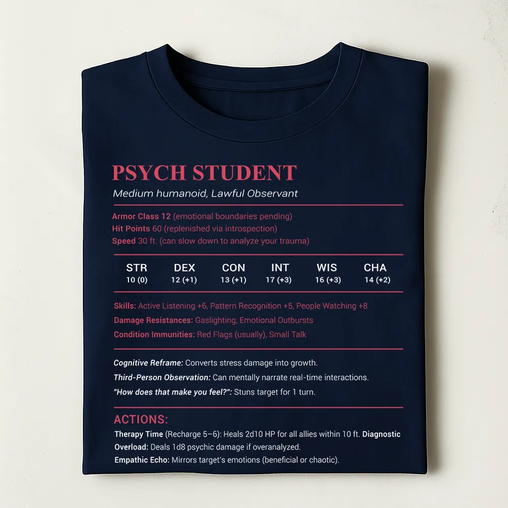 Psych Student Classic Unisex T-Shirt - 1