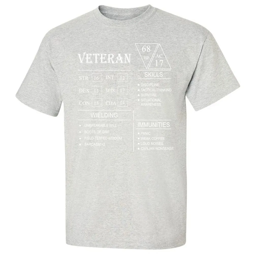 Veteran New Classic Unisex T-Shirt - Ash - 2