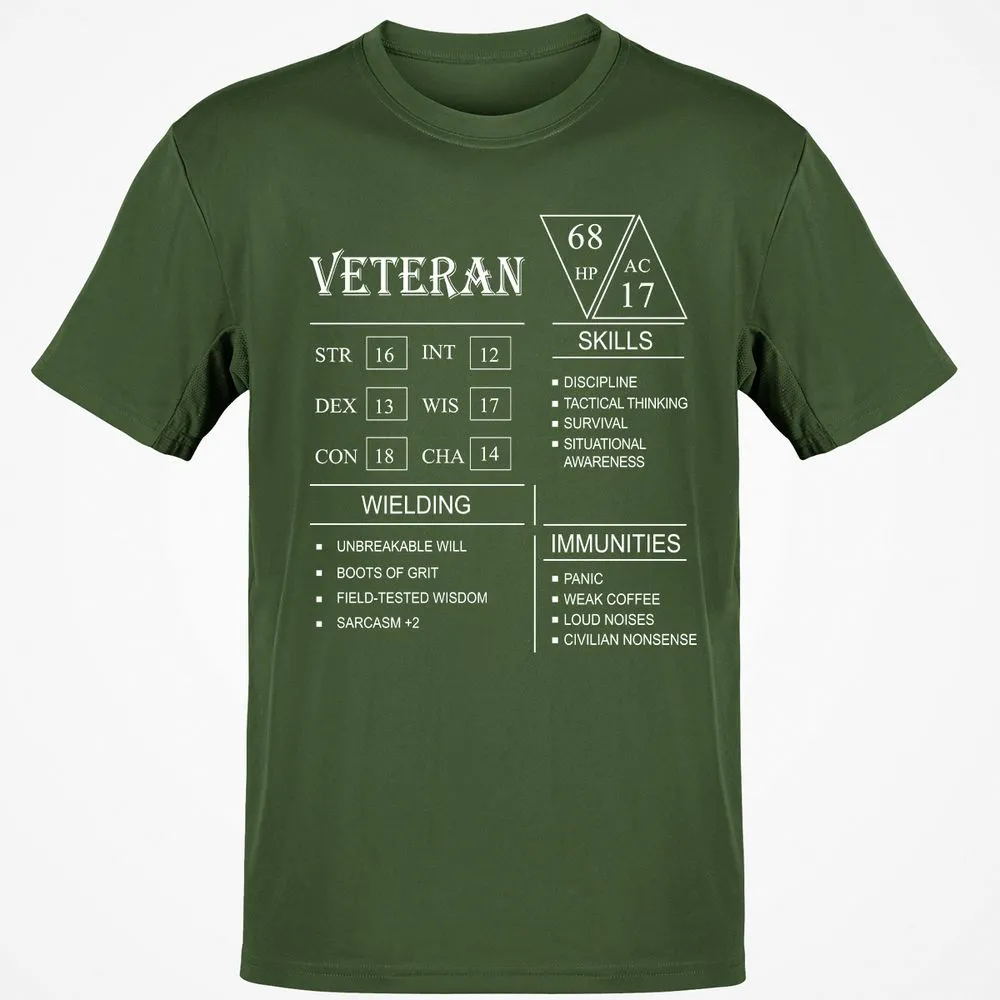 Veteran New Classic Unisex T-Shirt - Military Green - 6