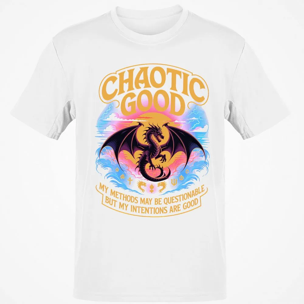 Chaotic Good Classic Unisex T-Shirt - White - 12