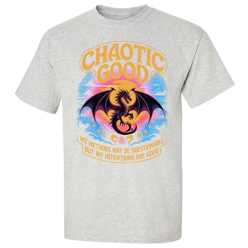 Chaotic Good Classic Unisex T-Shirt - Ash - 2
