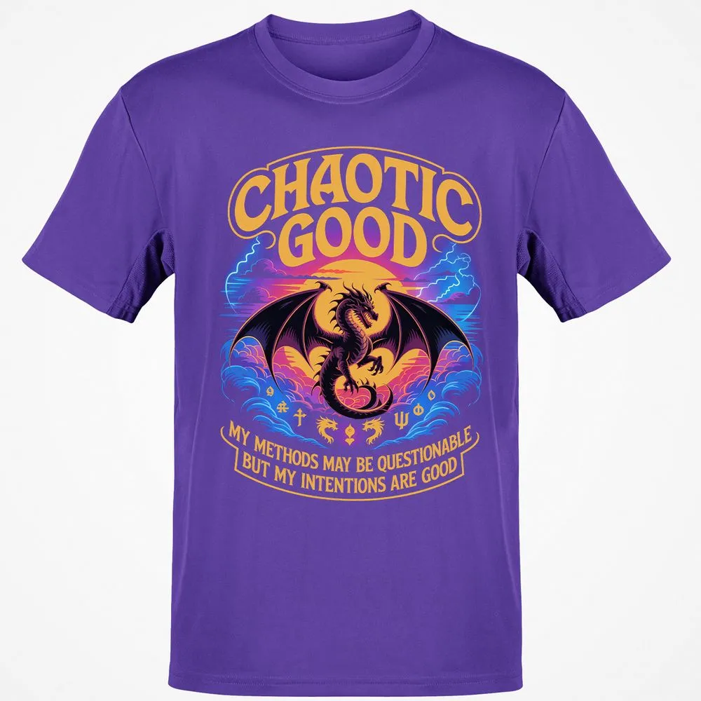 Chaotic Good Classic Unisex T-Shirt - Purple - 9