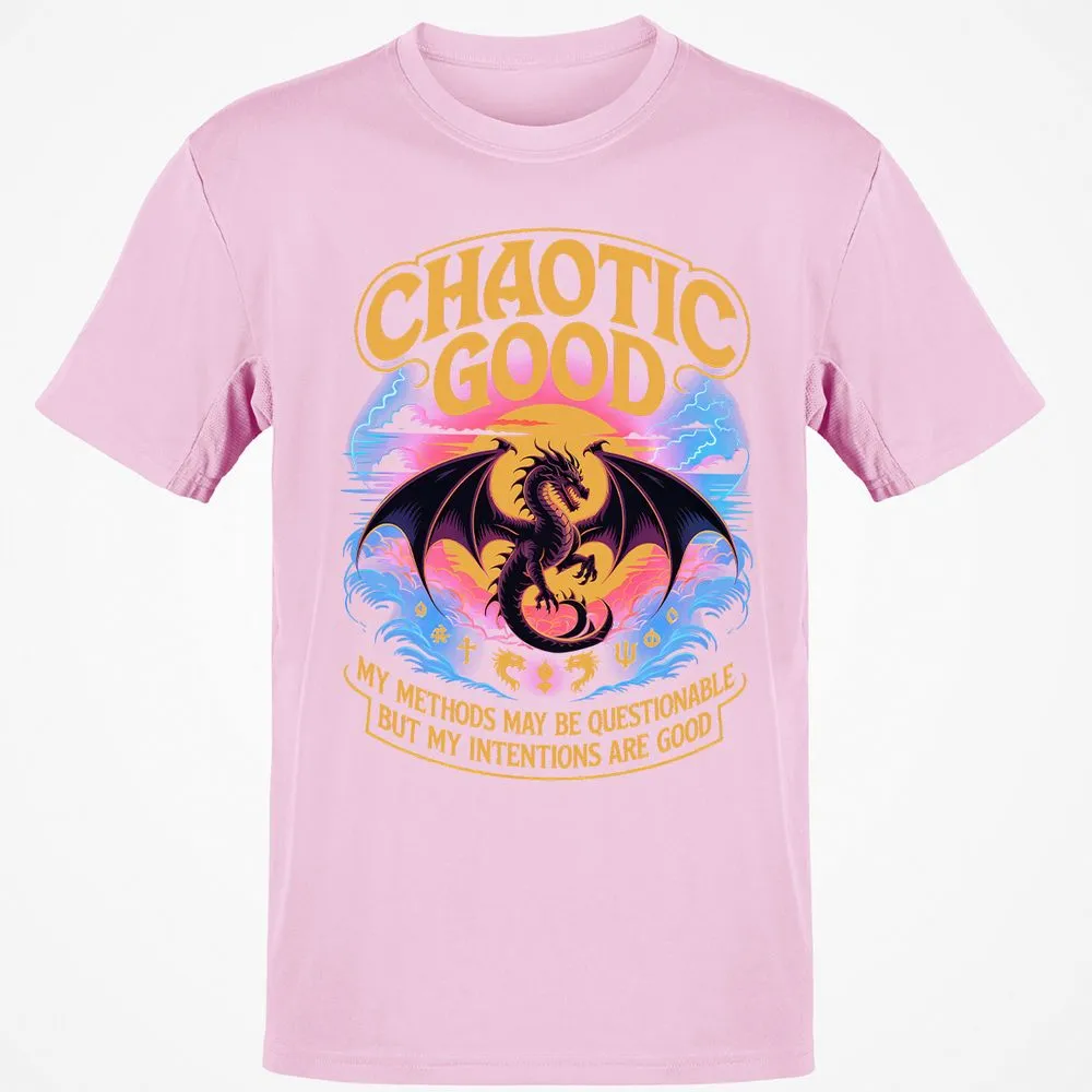 Chaotic Good Classic Unisex T-Shirt - Light Pink - 5
