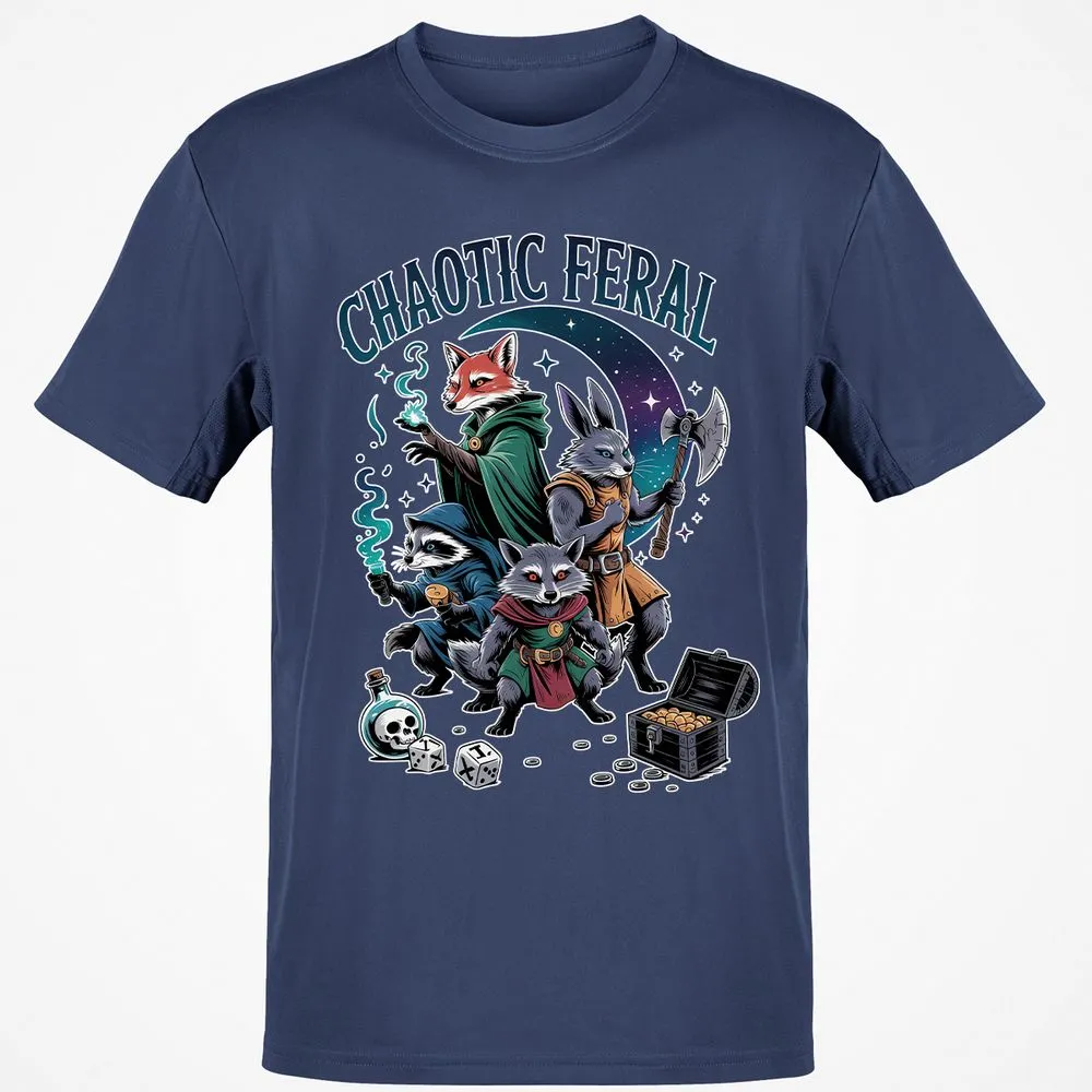 Chaotic Feral Classic Unisex T-Shirt - Navy - 7